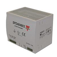 Carlo Gavazzi SPD484803 Switching Supplies Switching Power Supply, AC/DC, 480W Three-Phase, 48V, Screw Terminals, IP20, DIN-Rail Mounting, Over-load, Over-voltage and Short-circuit Protections, 150x124x118.8mm metallic housing