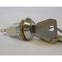 Lorlin SRL-5-L-M-S Keylock Switches 2 POLE 2 POSITIONS KEY OUT POS 1&2