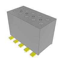 Samtec FLE-105-01-G-DV-A Sockets Cost Effective Surface Mount Socket, 0.050" Pitch