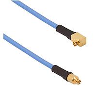 Amphenol SV Microwave 7038-0251 RF Cable Assemblies SMPS F to SMPS F RA 0.047 Cable 6in
