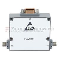 Fairviewmicrowave  FMAT5001   0 to 30 dB 5 Bit Programmable TTL Controlled Step Attenuator With a 1 dB Step 2.92mm Female To 2.92mm Female From 100 MHz To 18 GHz
