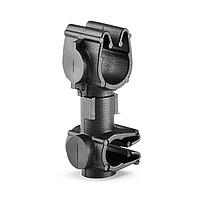 HellermannTyton 156-01948 MOC Clip to MOC Clip MOC Clip to MOC Clip Perpendicular, 6 mm, 5 mm Perpendicular, PA66HIRHSUV, Black, 2000/ctn
