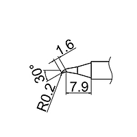 HAKKO T12-JS02 Soldering Tip