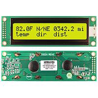 Newhaven Display NHD-0220DZ-FL-YBW LCD Character Display Modules STN- Y/G Transfl 116.0 x 37.0