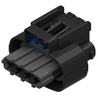Aptiv F339700 Connectors 4 way Female APEX Sensomate 2.8 Black CONN