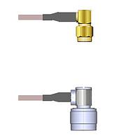 Amphenol Custom Cable Q-3502D000R096i RF Cable Assemblies SMA-RP/N-RP G316D 96I