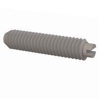Essentra Components 010264S037 Set Screw Set Screw, Slotted Head, #2-64 Thread, 3/8 Lg