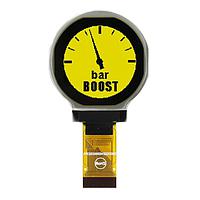DISPLAY VISIONS EA W128128-XRLG OLED Displays Round OLED 1.2" Yellow
