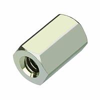 Harwin R40-1001002 Hex M4 x 10mm HEX SPACER BRASS 7mm A/F