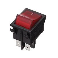 ZF Electronics WRG32F2FBRLN Rocker Switches DPST ON-OFF RED 16A ILLUMINATED "O -"