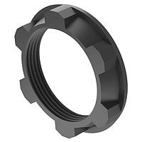 EAO 84-908 Switch Hardware Fixing ring standard for Emergency-Stop, black round plastic
