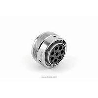 Amphenol SINE Systems RT06188SNH03 Connectors Plug, 8 Position, Female, Shell Size 18, with Silicone Seal