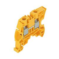 Entrelec - TE Connectivity ZS10-YL Feed Through Terminal Block Pow SNK Screw