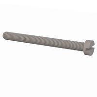 Essentra Components 50M060100D065 Machine Screw Cheese Slotted Screw, M6 X 1 Thread, 65mm Lg