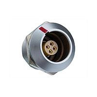 Amphenol LTW FLKD-19EGFS-GCP-001 Circular Push Pull Connectors FLOS, K Series D Size, Metal, 5A, 19 pins, Female Connector, Female Contact, Circular, Push Pull, Solder, Receptacle, Rear Fastened, IP68