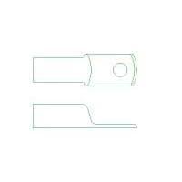 AMP Connectors - TE Connectivity 135148-2 Rectangular Tongue TERMI-COPALUM SLD AWG 4 1/4