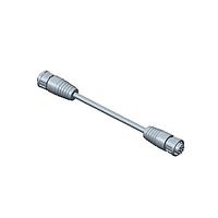 Amphenol LTW AA-ABD08FL-ABDFL-LA010 Sensor Cables / Actuator Cables Ceres, Standard Size, Plastic, 5A, 08 pins, Female Connector, Female Contact, Straight-to-Straight, 2 Points Lock, Overmolded Double Ended, Length 10000mm, IP67