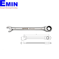Yato YT-0165 Rapid combination ratchet wrench spline 19mm