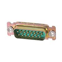 Cinch DAMMR15P Plug DSUB 15M SOD R G50 ZINC