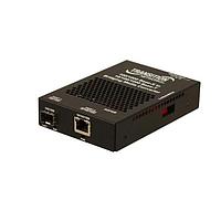Lantronix SGFEB1040-230-NA Media Converters 10/100/1000BT TO 1000BX, DUAL SFP with NA Pwr Supply