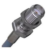 Johnson / Cinch Connectivity Solutions 141-0304-412 Connectors STR CRIMP BLKHD JACK SRAINLESS STEEL