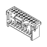 Molex 501646-3800 Receptacle Housing IGRID 38P RECPT HSG DUL ROW POS LOK