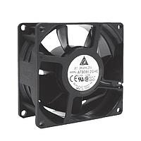 Delta Electronics, Inc. AFB0824EHE Tubeaxial DC Tubeaxial Fan, 80x38mm, 24VDC, Ball Bearing, Lead Wires, Locked Rotor Sensor
