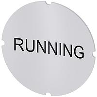 SIEMENS 3SU19000AB710EB0 Insert Label, Running INSERT LABEL F. ILLUM PUSHBUTTON,RUNNING