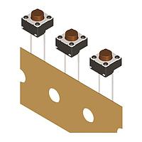 Diptronics DTST-65R-V Basic Switch Radial Taping 6*6