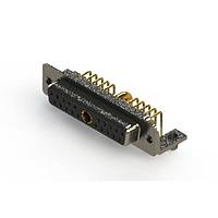 EDAC 630-21W1240-2T3 Mixed Contact D-Sub Connectors Right-angle Power Combo D-Sub Connector