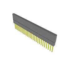 Samtec ESQ-126-24-G-S Sockets Elevated Socket Strip, 0.100" Pitch