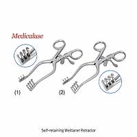 DaiHan DM.Ret7038 Self-retaining Retractor, Stainless-steel, Weitlaner, Blunt, L140mm