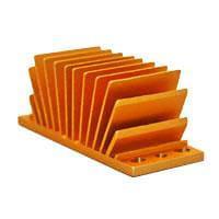 Advanced Thermal Solutions ATS-1186-C1-R0 DC/DC Converter maxiFLOW Power Brick Heat Sink, Eighth Brick, Gold, T766, Hardware, 23x58x22.9mm