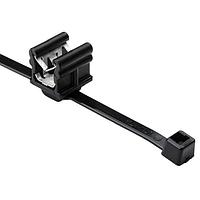 HellermannTyton 156-00555 Serrated, Inside T50REC20 BLKHS TIE &HIRHS CLIP