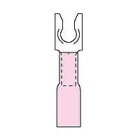 3M Electronic Specialty MH18-6FLK Spade Locking Fork -RED 22-18 AWG Size 6