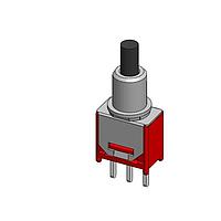 Dailywell 8MSLP1B06M2QES Pushbutton Switches Sub-miniature Pushbutton SPDT switch on-on pc thru-hole