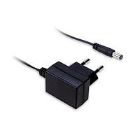 MEAN WELL SGAS06E05-P1J Fixed Plugs 5W 5V 1A EU 2 pin AC plug 2.1x5.5 DC plug