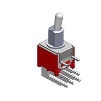 Dailywell 2MD1T1B1M6QES Toggle Switches Mini Toggle Switch 3A/120VAC/28VDC 1A/250VAC, DPDT