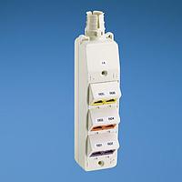 Panduit CM6PBL Surface Mount Box Outlet Box 6 Port MuTOA Black