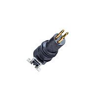 Amphenol LTW M8-04PMMT-EE0001 Circular Metric Connectors M Series Sensor Connector, M8, A Code, Plastic, 3A, 04 pins, Male Connector, Male Contact, SMT 180