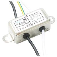 Adam Tech PLF-11E1-1A-W Power Line Filters EMI/RF Line Filter, 115/250VAC 1A, wire leads, wiring terminal