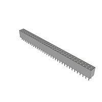 Samtec BCS-132-L-D-TE Sockets Pass-Through Socket Strip, 0.100" pitch