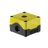 Bulgin BEA03SBY1 General Purpose ABS Size 3 Blk Base Yellow Top + Holes