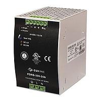 CUI Inc PDRB-300-48A Switching Supplies ac-dc, 300 W, 48 Vdc, single output, screw terminal, DIN rail