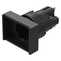 EAO 31-121.0252 Actuators Actuator, oe 16 mm, 24 mm x 18 mm, illuminative, rectangular, Black, Plastic, 1 NC / 1 NO, Momentary, Soldering terminal