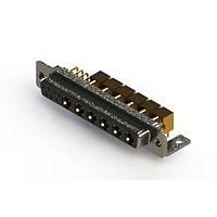 EDAC 630-13W6640-7NC Mixed Contact D-Sub Connectors Right-angle Power Combo D-Sub Connector