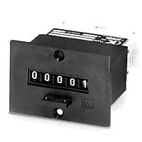 Trumeter B1810/12VDC/25CPS Totalizing Counter 8D Elemech 2-hole 12VDC 25CPS