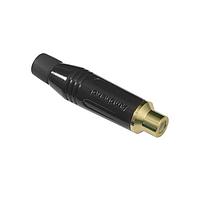 Amphenol Audio ACJR-BLK Cable Mount RCA FMALE JACK BLACK