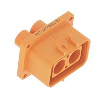 Amphenol Industrial ELR2U03 Rectangular MIL Spec Connectors EPOWER-LITE2WAYRECEPTACLE,FOR6.0MMCABLE,CODINGU