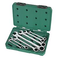 SATA 09054 7PC METRIC DOUBLE RATCHETING WRENCH SET